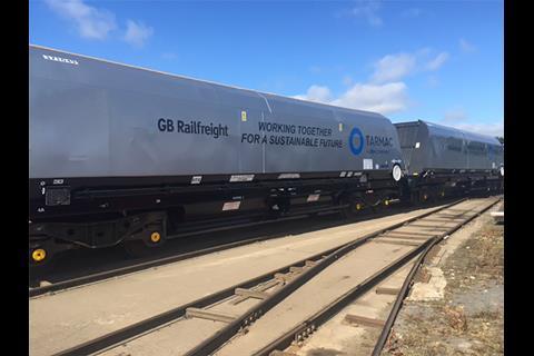GB Railfreight has completed the conversion of 49 coal wagons to carry aggregates.